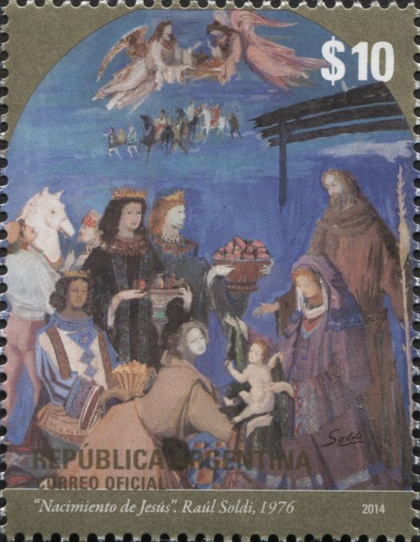 Birth of Jesus, Raúl Soldi (1905-1994)