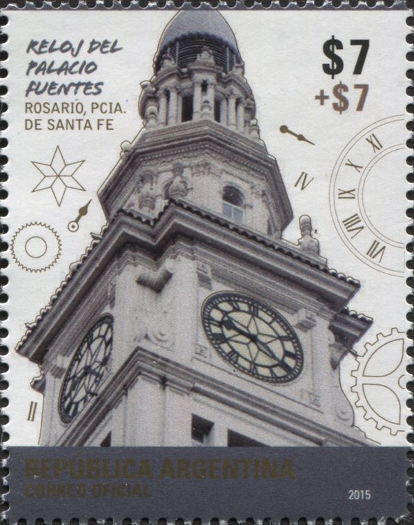Reloj del Palacio Fuentes, Rosario