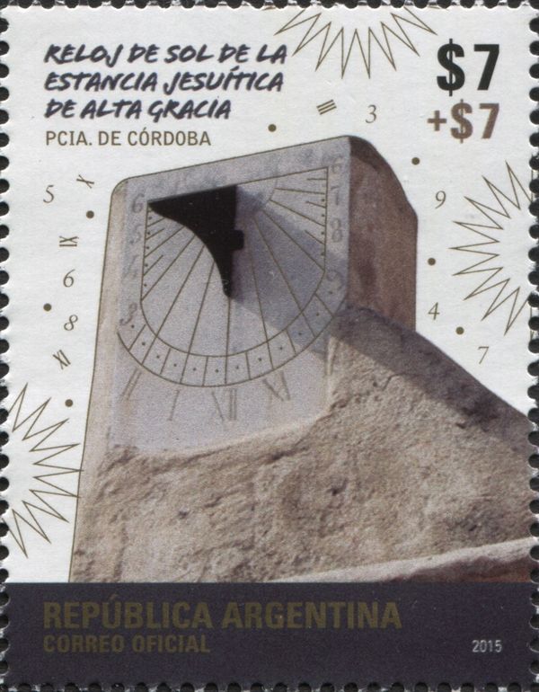 Reloj de sol de la estancia Jesuítica de Alta Gracia - Córdo