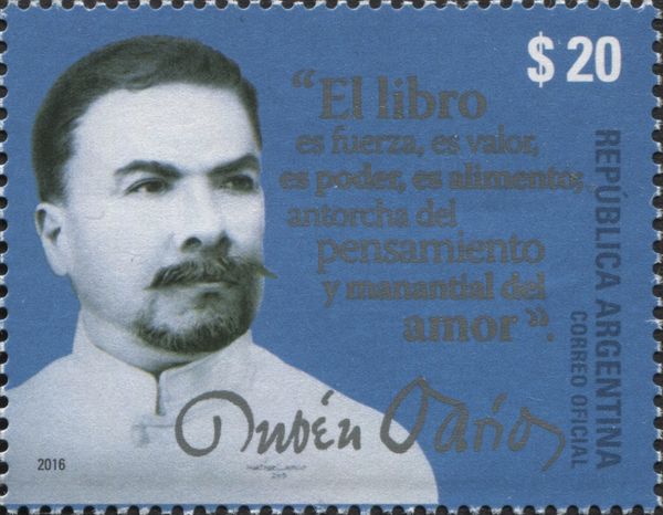 Death's Centenary of Rubén Darío (1867-1916)