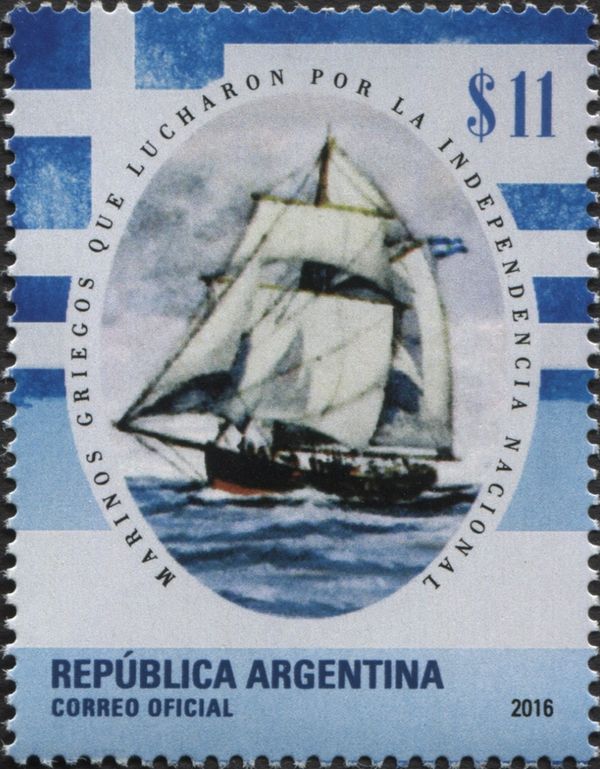 In memory of Greek Sailors fight for Argentine Independence