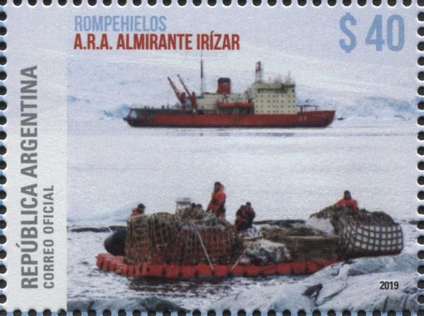 Launching of Icebreaker "Admiral Irizar"