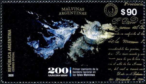 Raising of Argentine Flag in Falkland Islands, Bicentenary