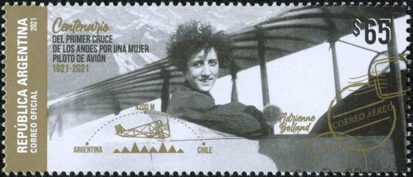 Flight of Adrienne Bolland across Andes, Centenary