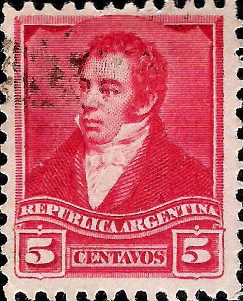 Bernardino Rivadavia (1780-1845) - Perf. 11½x12