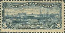 Inauguration of the Harbour of Rosario de Santa Fé