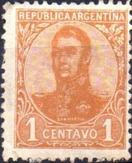 José Francisco de San Martín (1778-1850) - perf. 13¼x12½