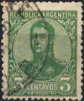 José Francisco de San Martín (1778-1850) - perf. 13¼x12½