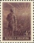 Agricultural workman - perf. 13¼x12½