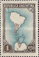 South America Map with Antartict
