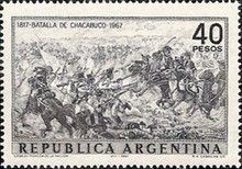 San Martin in Battle