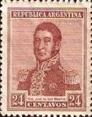 José Francisco de San Martín (1778-1850), ovpt. "M.J.I."