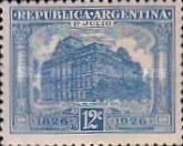 Centenary of Argentine Post, Main Post Office, ovpt. "M.J.I"