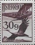 Biplane De Havilland DH 34, Common Crane (Grus grus)