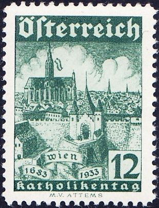 Vienna townscape with Stephans Church