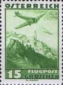 Aircraft over Dürnstein, Lower Austria