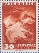 Aircraft over Dachstein (Schladming Glacier)