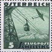 Aircraft over Zugspitz Cable Track