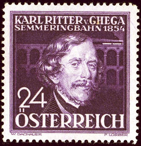 Carl von Ghega (1802-60): Semmeringbahn