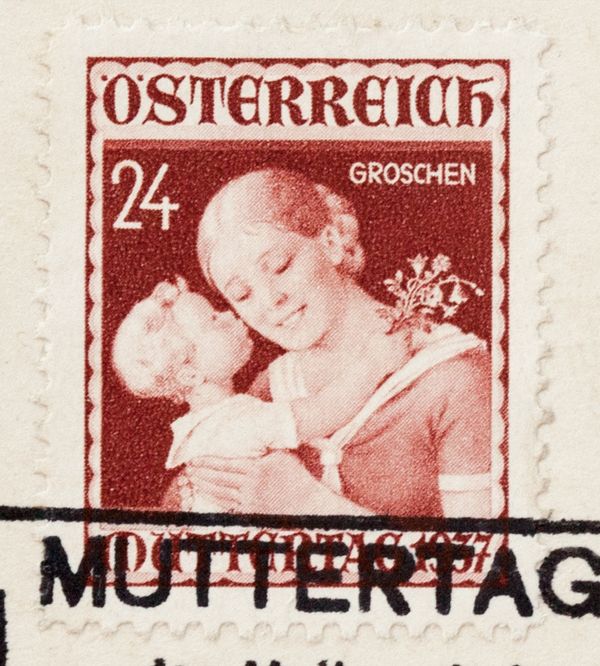 Child congratulates his mother