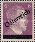 Overprint German stamp Hitler