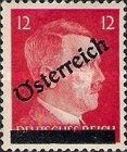 Overprint German stamp Hitler