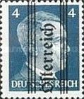 Overprint German stamp Hitler