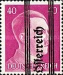 Overprint German stamp Hitler
