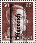 Overprint German stamp Hitler