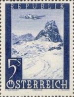 Airplane over Torsäule near Bischofshofen (Salzburg)