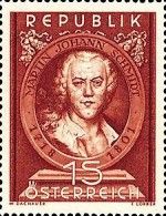 M.J. Schmidt (1718-1801) baroque painter, self portrait