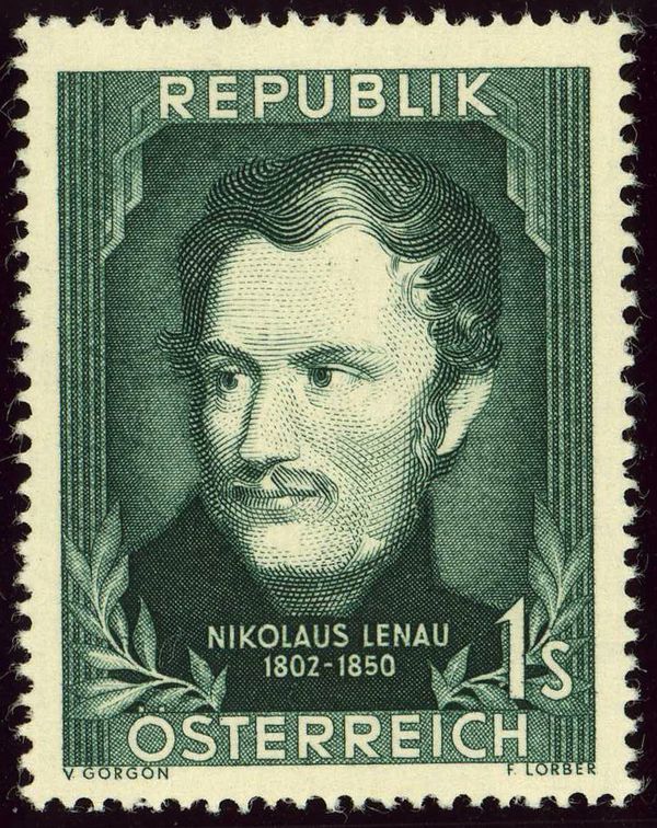 150th Birth Anniversary of Nikolaus Lenau (1802-50), poet
