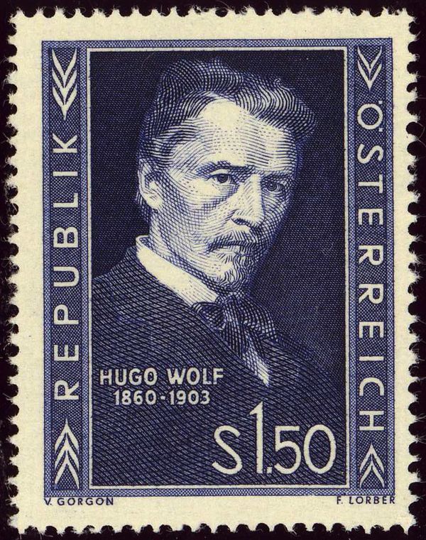 50th death anniversary of Hugo Wolf (1860-1903), composer