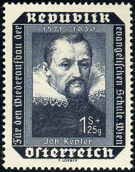 Johannes Kepler (1571-1630) astronomer & mathematician