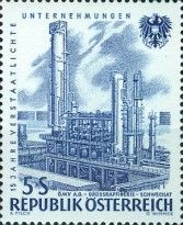 Oil Refinery, Schwechat der ÖMV A.G.