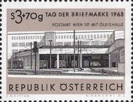 Post office Vienna 101, West Station & train shed