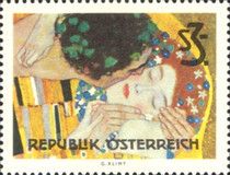 "The Kiss" by Gustav Klimt