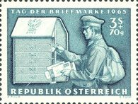 Postman delivering letters