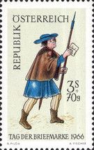 "The letter runner" drawing 'Ambraser Heldenbuch' (c. 1517)