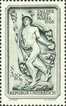 Facade relief "Messenger of the Gods", Purkersdorf Vienna
