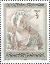 "Reading lady and Small Child" by F. Guérin