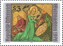 "Birth of Christ", altar in St. Lambrecht Abbey