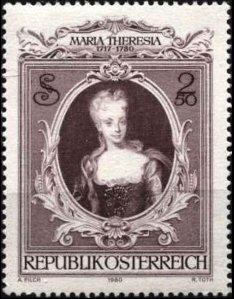 "Maria Theresia as young girl" by Andreas Moller (1684-1762)