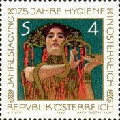 "Hygieia" painting by Gustav Klimt (1862-1918)