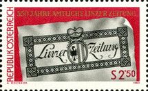 350 years Linzer Zeitung