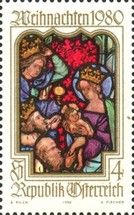 "Adoration of Kings" window parish church Viktring