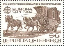 1st horse-drawn railway Linz-Freistadt-Budweis (1832)