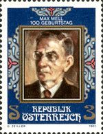 Birth Centenary of Max Mell (1882-1971), poet