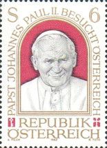 Visit of Pope John Paul II in Austria