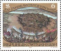 Battle of Kahlenberg near Vienna 1683, painting
